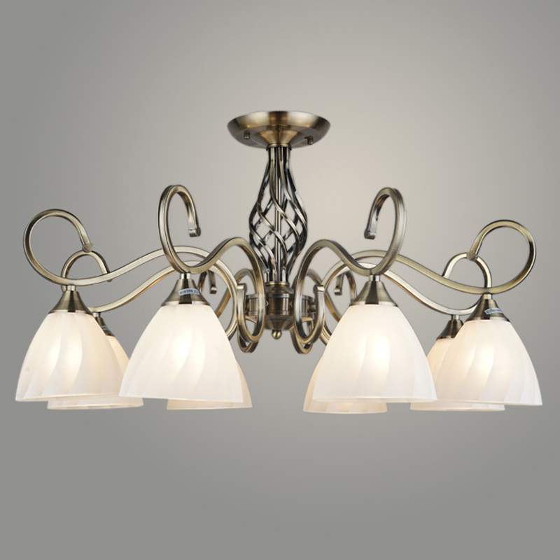 Люстра N2590/8 AB бронза 8х60W E27 d720 h395, QH20