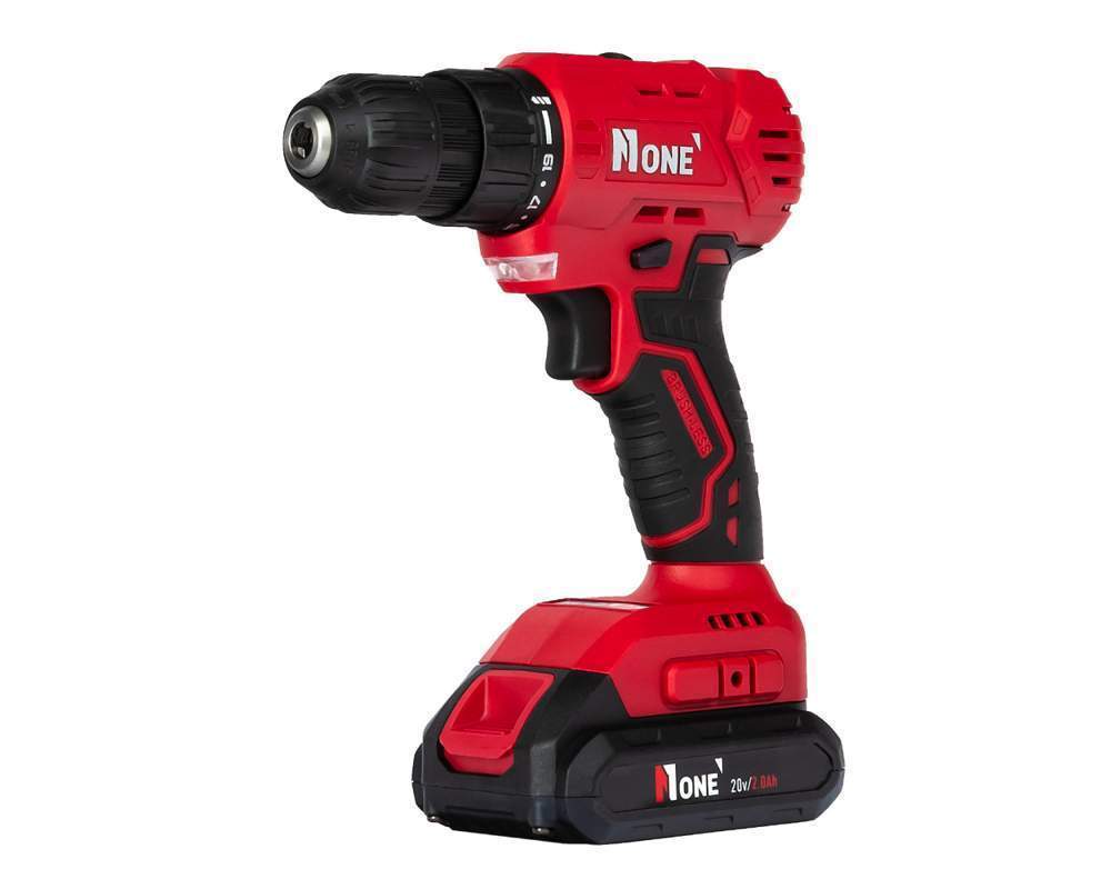 Шуруповерт NUMBER ONE CD 20/2.0-PRO-BR*  20V  (без акк. и ЗУ) бесщ. LED подсв 