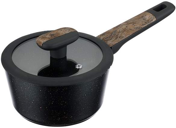 REGENT INOX Linea Albero Ковш 1300мл с крышкой алюминий АП индукция 62-1316