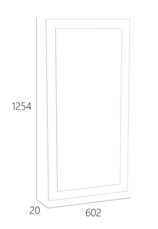 Оливия НМ 040.49 Х  Зеркало  Дуб Сонома