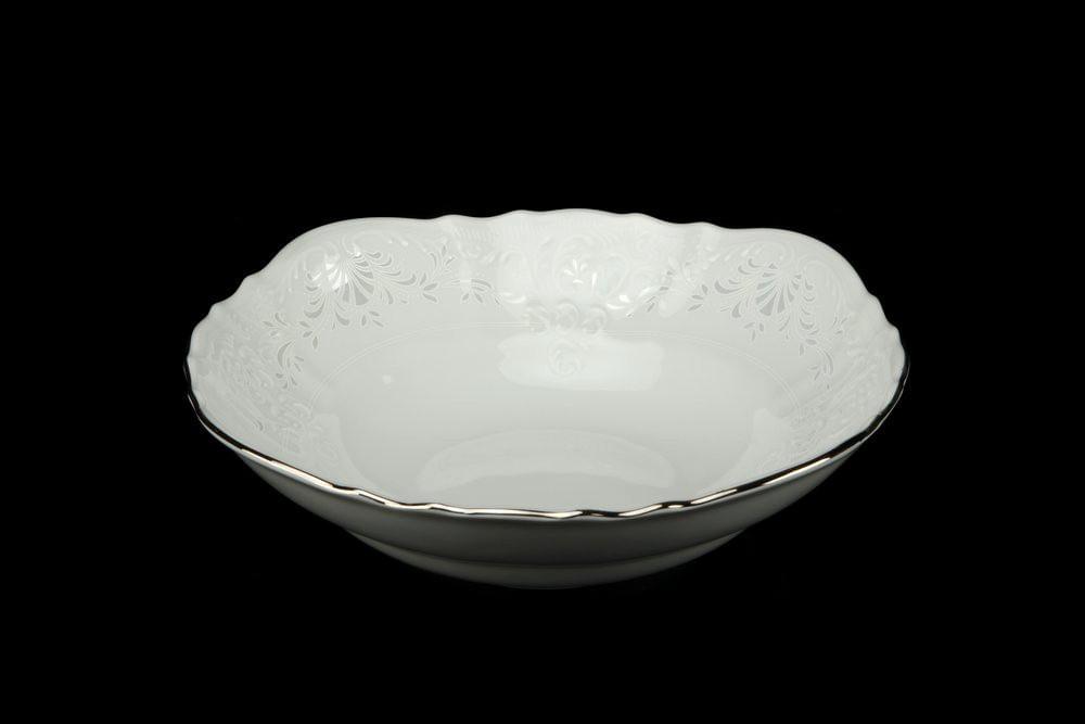 BERNADOTTE Отводка платина Салатник круглый 23см BE3632021/09256/БТФ0205