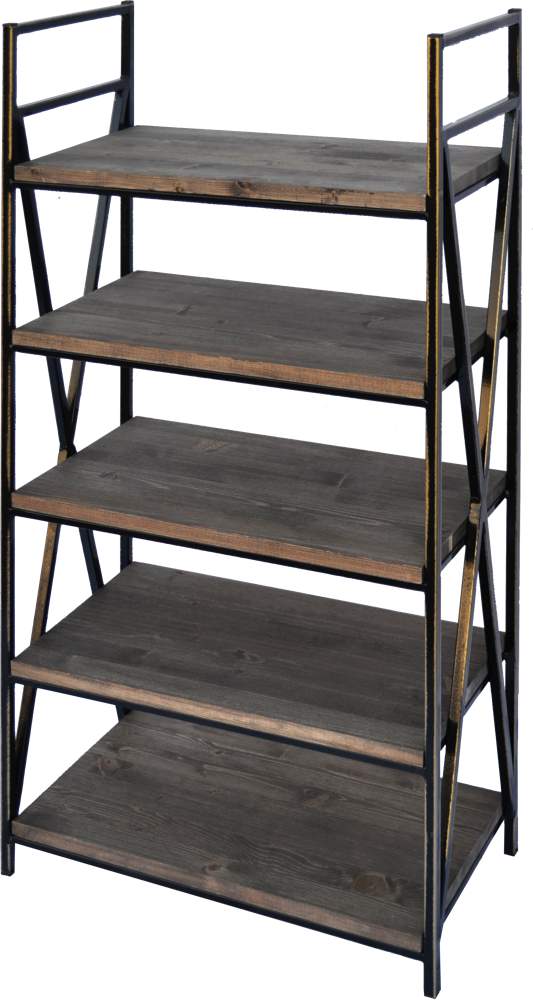 МЕТАЛЛ-ДЕКОР Обувница №1424 Лофт 5-ти ярусная h1110*60*30см