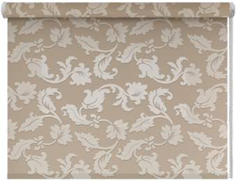 Штора рулонная универсальная с/з 80%  Жаккард Вояж  Беж.   48*170  61954