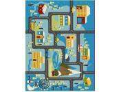 Ковер PLAY RUGS 0,8x1,5  D580A BLUE/CREAM