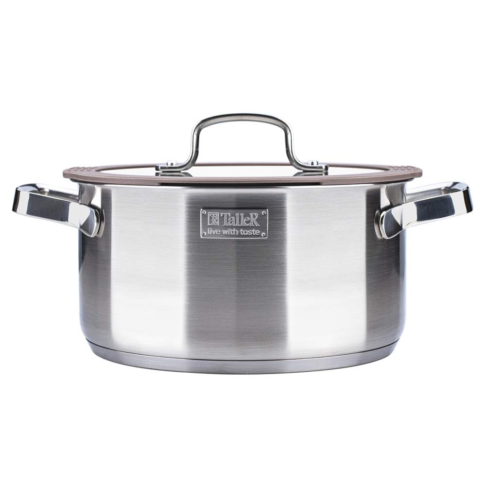 TALLER Экспириенс Кастрюля TR-17354 5100мл нерж.сталь 18/10 индукция