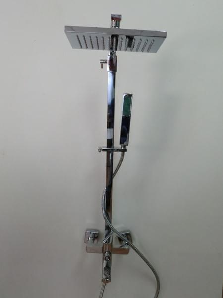 Смеситель+стойка душ.Тропический душ с 2 лейками 3097