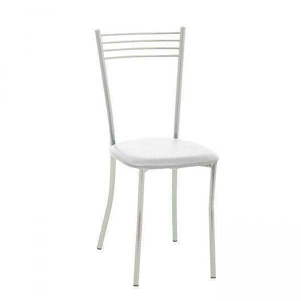 Стул Ялта Лайт металлик сид.винилкожа №23 серебро