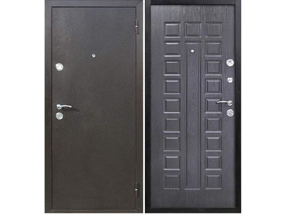 Дверь металлическая Йошкар  Венге  960мм правая