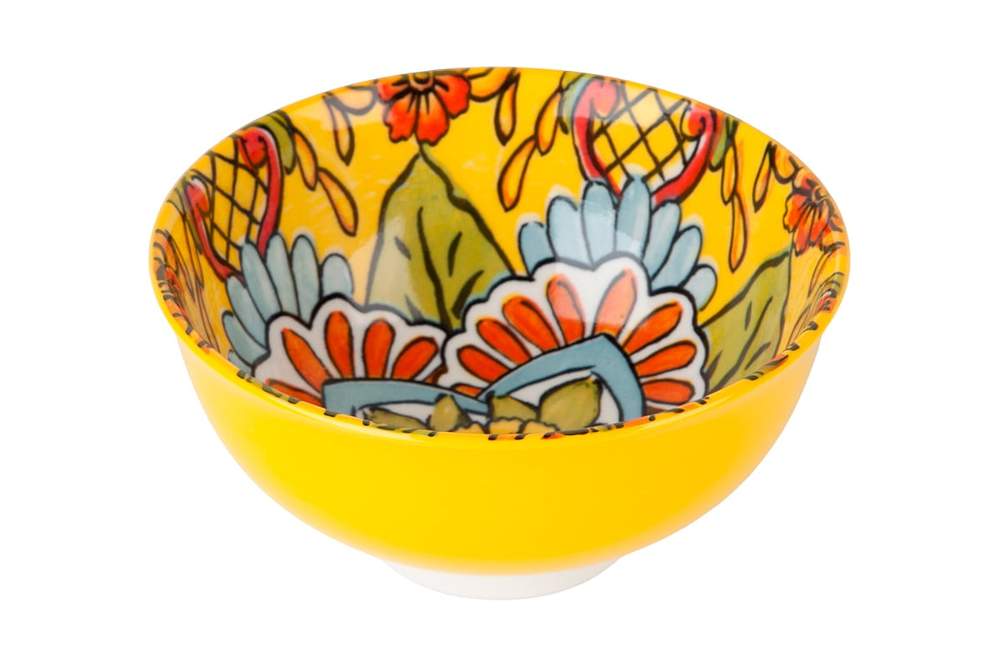 NOUVELLE HOME Arabesque желтый Салатник 0860148 300мл 12см