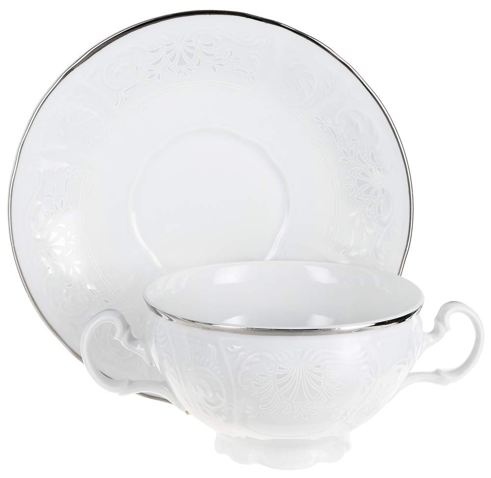 BERNADOTTE Отводка платина Набор бульонных пар 360мл 6шт BE3632021/БТФ0222