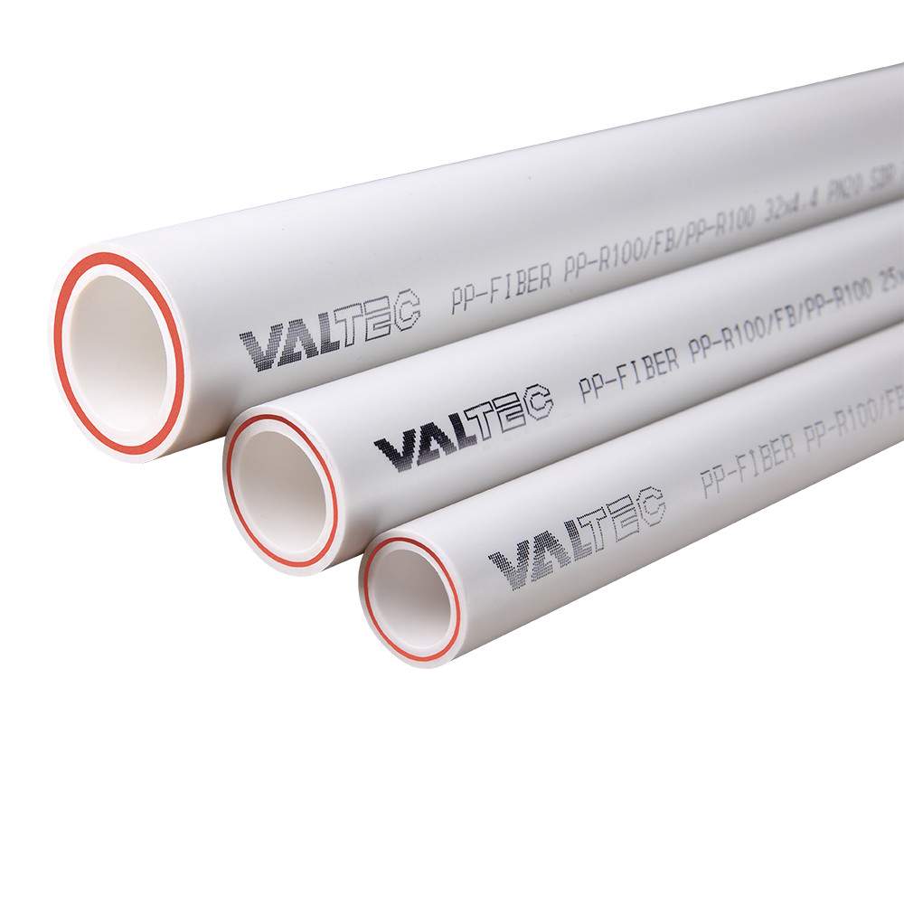 Труба Valtec PP-FIBER  SDR7.4 PN20  25мм  белая  2м  стеклов.красный VTp.700.FB20.25.02  59279