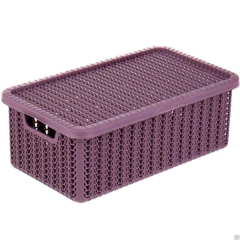 Корзинка д/хранения  Пурпур с кр.  3л   М2369 / 249558