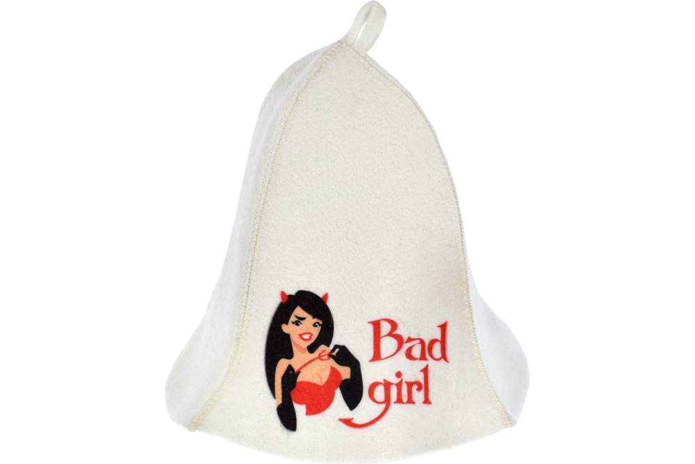 Шапка для бани и сауны Bad girl 41158