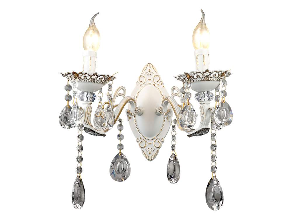 KL.3584-2-W WH Бра 2*60Вт Е14