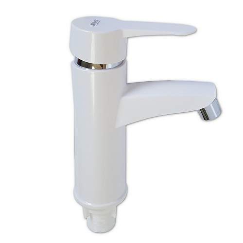 Смеситель BRIMIX  599  на раков. шар. из высокопроч.пласт.АБС-белый