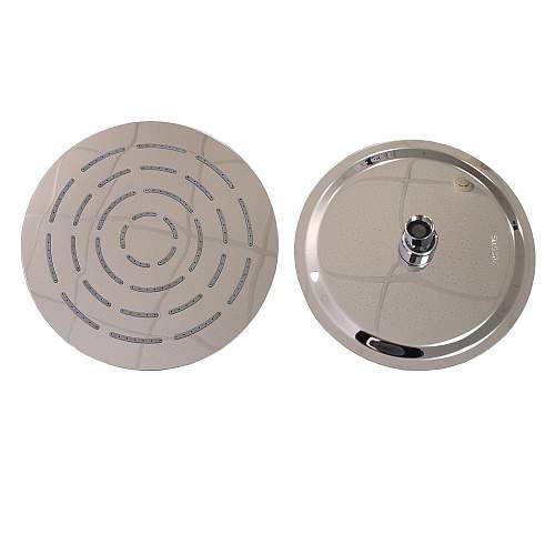 Лейка душевая GFmark  6044  тропический душ  круглая  нерж.