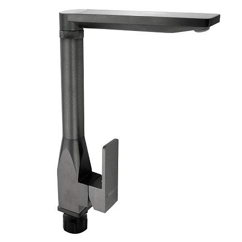 Смеситель BRIMIX 82207 кухонный бок.г-обр.шар.титан