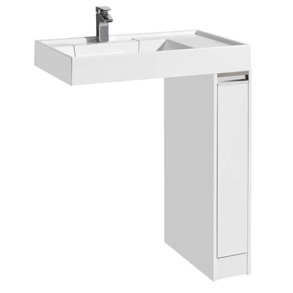 Тумба Лондри 20 п/стир.машину +Раковина Рейн 80