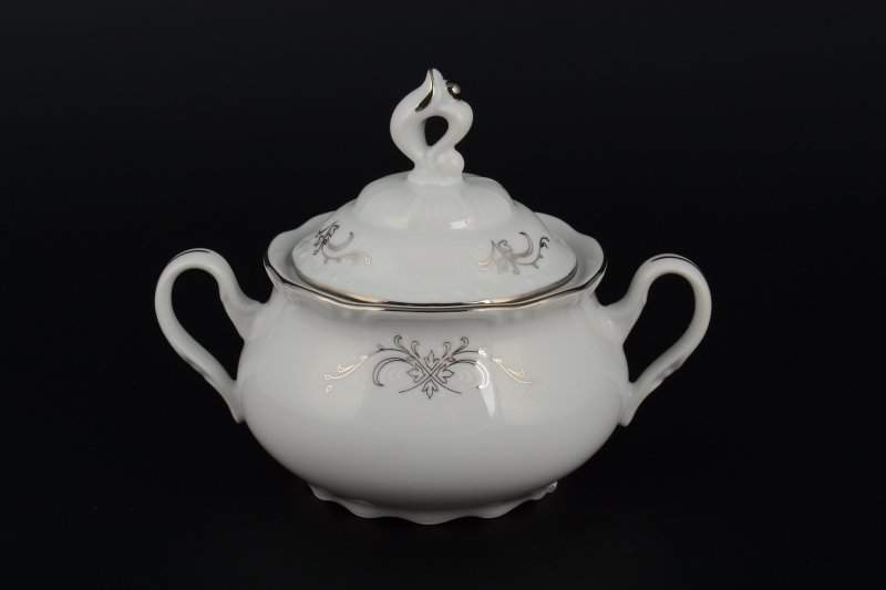 CONSTANCE Серый орнамент Сахарница 350мл 7351100/18592/БТФ0780