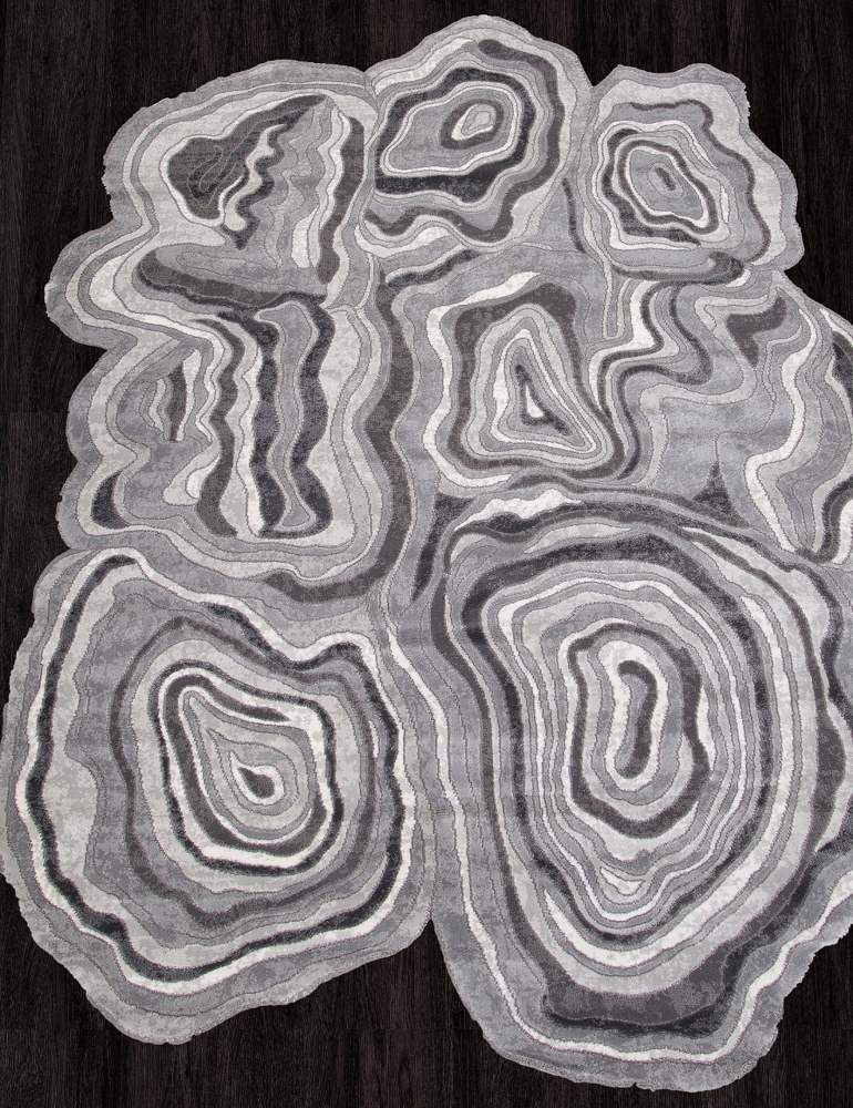 Ковер Safir  00841G 1,56х2,3  GREY / GREY