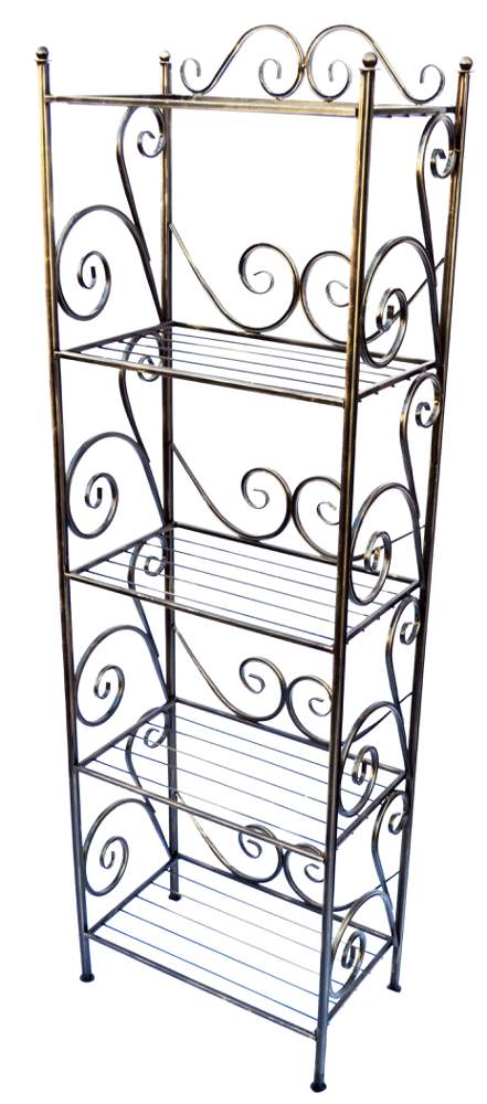 МЕТАЛЛ-ДЕКОР Полка №1214 h167х54х31см 5-ти ярусная