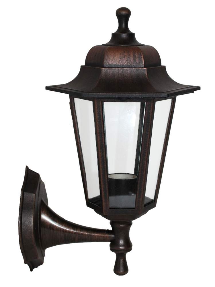 Светильник НБУ  06-60-001 Леда-1 под медь прозр.стекло