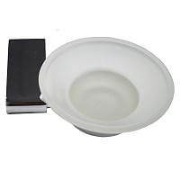 Мыльница стеклянная с крепл. к стене  77004 TITAN