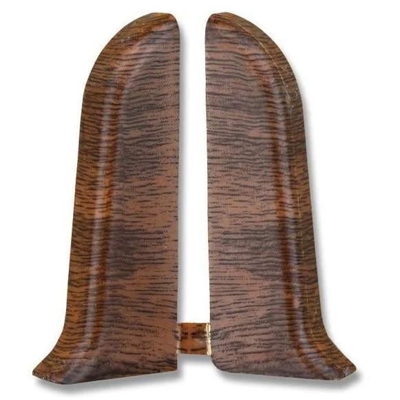 292 Заглушки торцевые (пара)  Идеал Комфорт, Орех миланский, 55мм