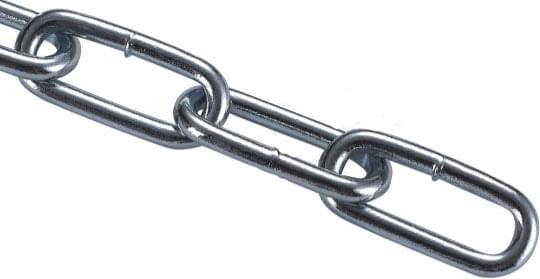 Цепь сварная длин. зв. оцинкованная 6мм (18м)