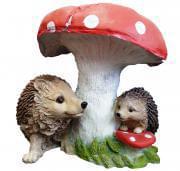 Гриб  ФП116  с двумя ежиками 27см