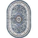 Ковер Medina  RBG01_CP22 Mavi/Mavi  1.0x2.0  овал