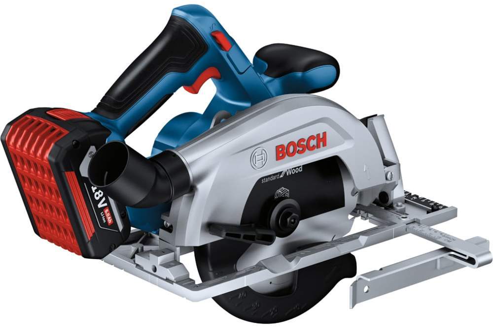 Пила цирк. акк. Bosch GKS 185-LI 1x5.0 Ач  06016C1223