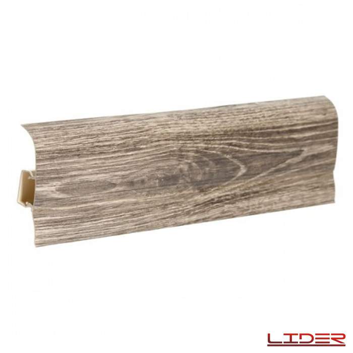 742M Плинтус мат. Дуб горный 2500/75/24мм Лидер