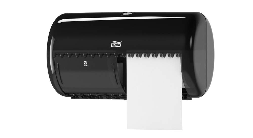 *Диспенсер для т/б  в станд. рул. черный  557008