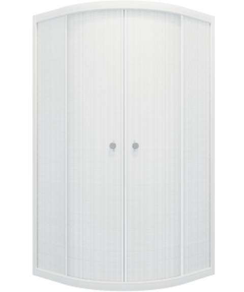 ДШ "Лён 90*90*174,5" 1/4 круга Лён Белый (2 места)