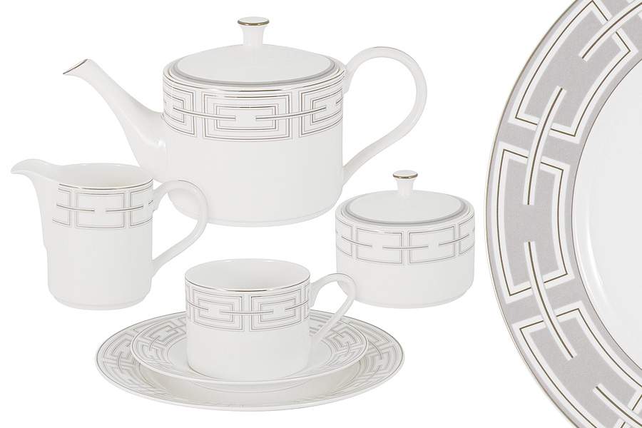 EMILY Madison Сервиз чайный 21пр/6 персон AL-1002/21-E11