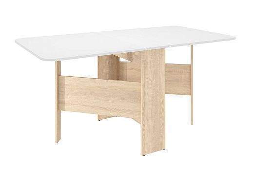 Стол-книжка раскладной "Мечта 2" (дуб сонома/белый) 