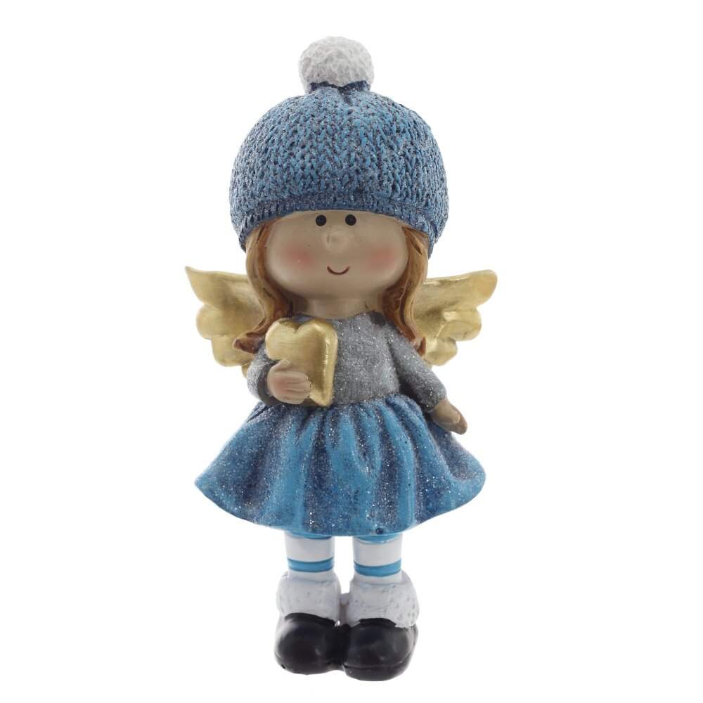 REMECO COLLECTION Фигурка 824900 Ангел синий/золото 5,5х4,5х11см 2 вида (полимер)