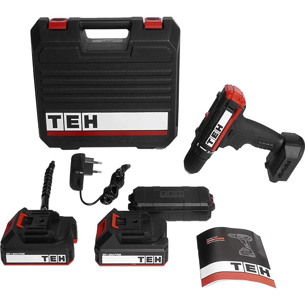 Дрель аккум. TEH TDL220  20V*2х1,5Аh