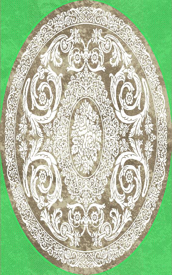 Ковер Брио 3959/k6/bi  3,0х4,0 овал