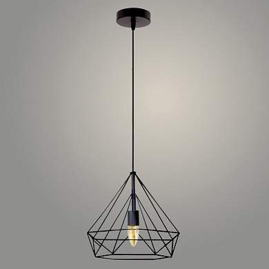 Подвес 7921/1HQ BK черный 1х40W E27 d250 h250, TXN22