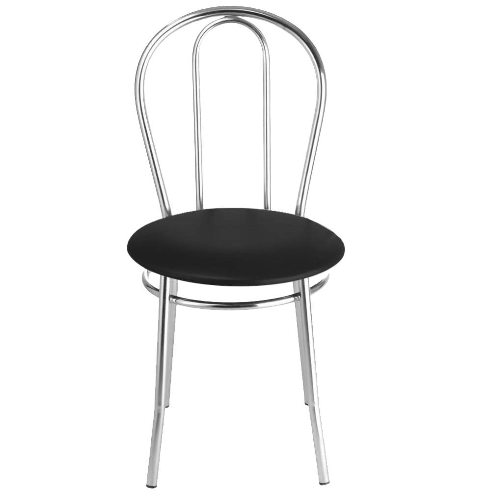 Стул Тюльпан (Кожа иск.,DO,№350 (черный) АСН G