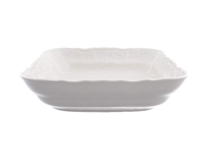 BERNADOTTE недекорированный Салатник квадратный 25см БТФ0033