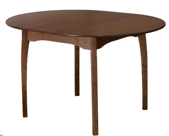 Стол Модерн круглый орех 1000(1300) Н770 массив бука