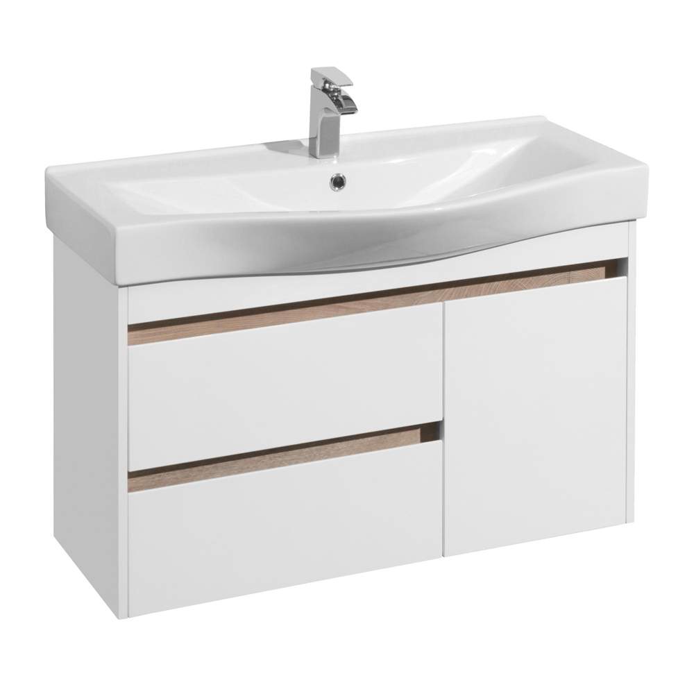 Тумба Нортон 100 + Умывальник Беверли-100