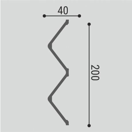 Панель стеновая XPS BD 12/2 м