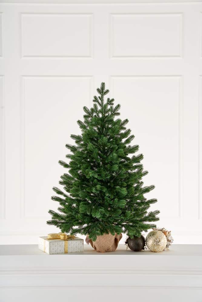 MAX CHRISTMAS Ель искусственная Византийская  90см литая 100% PE ВИЗ 09