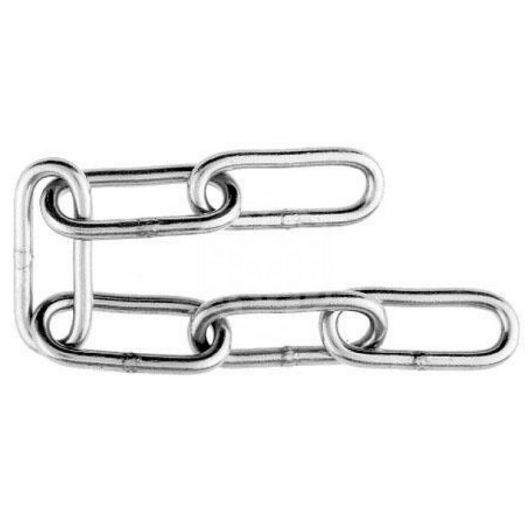 Цепь сварная длин. зв. оцинкованная 5мм (40м)