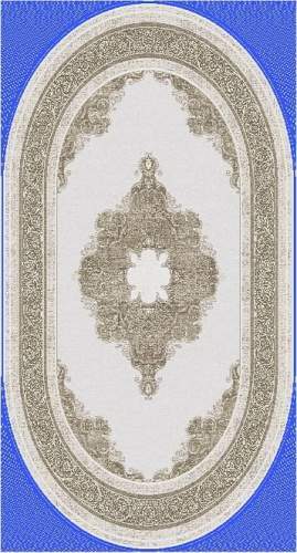 Ковер Rodin Beige 6813/XF18  Beige/Beige 1,0*2,0 овал 