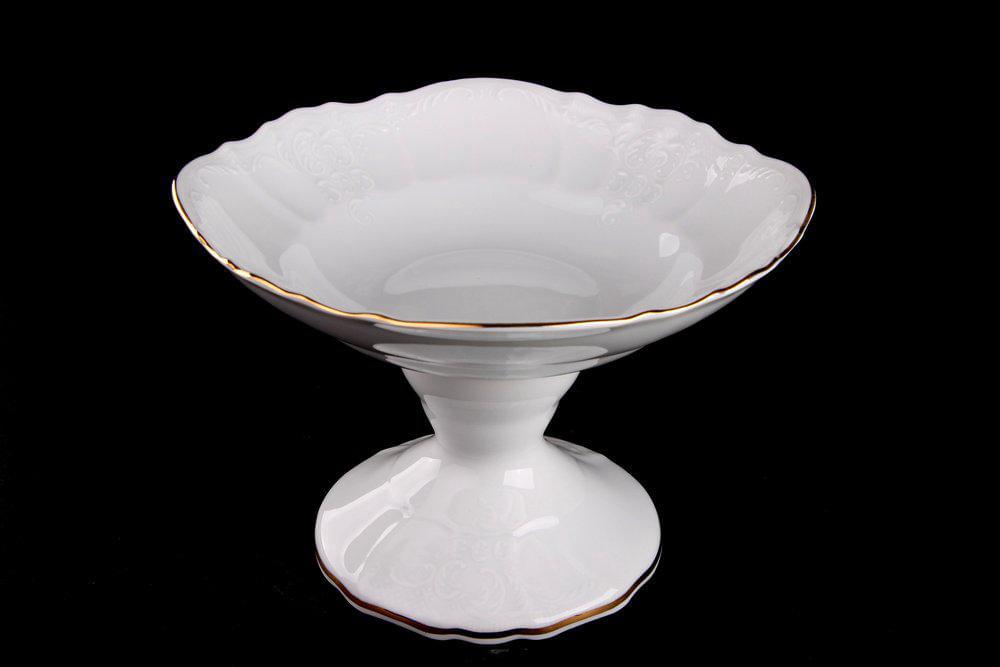 BERNADOTTE Отводка золото Ваза д/фруктов на ножке 25см ВЕ311011/03634/БТФ0149